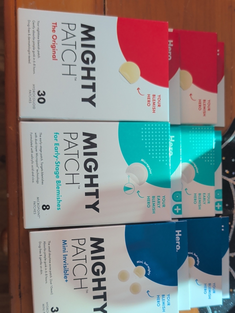 6 Unopened Boxeses Of Mighty Patch